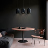 NOWOŚĆ Metalowa lampa wisząca Nilo czarna 3xGU10 Light Prestige