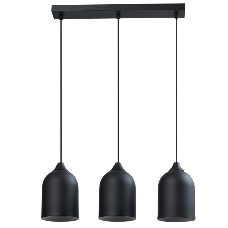 NOWOŚĆ Metalowa lampa wisząca Nilo czarna 3xGU10 Light Prestige