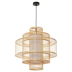 NOWOŚĆ Lampa wisząca Stela rattanowa 1xE27 Light Prestige