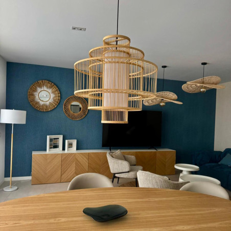 NOWOŚĆ Lampa wisząca Stela rattanowa 1xE27 Light Prestige