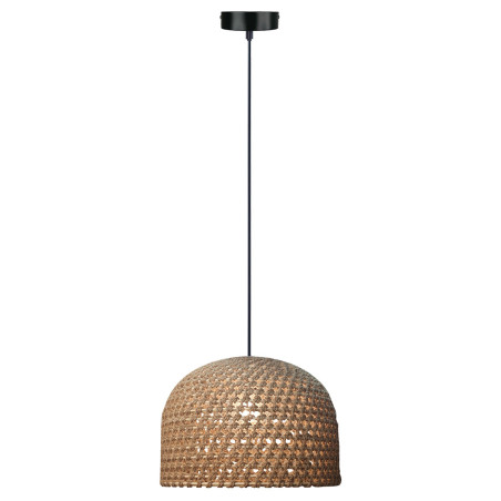 NOWOŚĆ Rattanowa lampa wisząca Kanso 40 cm jasne drewno 1xE27 Light Prestige