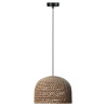 NOWOŚĆ Rattanowa lampa wisząca Kanso 40 cm jasne drewno 1xE27 Light Prestige