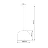 NOWOŚĆ Rattanowa lampa wisząca Kanso 40 cm jasne drewno 1xE27 Light Prestige