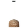 NOWOŚĆ Rattanowa lampa wisząca Kanso 50 cm jasne drewno 1xE27 Light Prestige