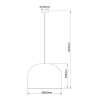 NOWOŚĆ Rattanowa lampa wisząca Kanso 50 cm jasne drewno 1xE27 Light Prestige