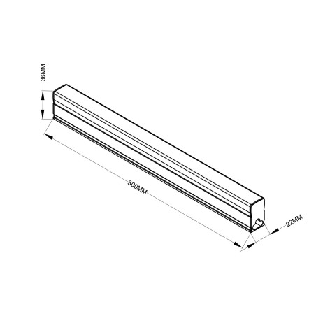 NOWOŚĆ Moduł Geometric System New 30 cm LED 4000K Light Prestige