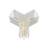 NOWOŚĆ Łącznik 3L 120 elektryczny do oświetlenia modułowego Geometric System New Light Prestige