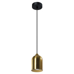 NOWOŚĆ Metalowa lampa wisząca Nilo złota 1xGU10 Light Prestige