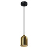 NOWOŚĆ Metalowa lampa wisząca Nilo złota 1xGU10 Light Prestige