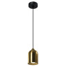 NOWOŚĆ Metalowa lampa wisząca Nilo złota 1xGU10 Light Prestige