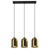 NOWOŚĆ Metalowa lampa wisząca Nilo złota 3xGU10 Light Prestige
