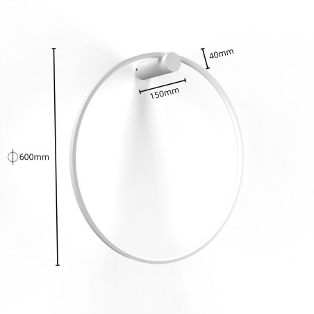 NOWOŚĆ Kinkiet Mirror S biały IP44 LED CCT Light Prestige