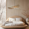 NOWOŚĆ Rattanowa lampa wisząca Raya naturalna 1xE27 Light Prestige