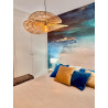 NOWOŚĆ Rattanowa lampa wisząca Raya naturalna 1xE27 Light Prestige