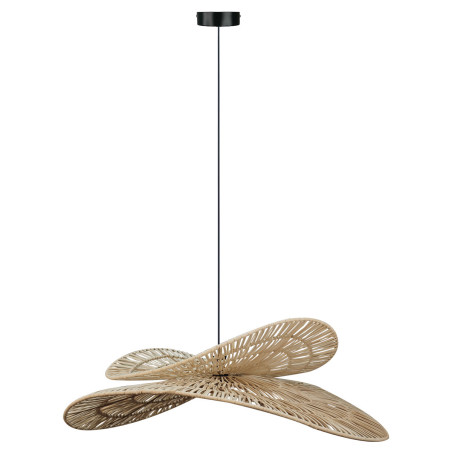 NOWOŚĆ Rattanowa lampa wisząca Raya naturalna 1xE27 Light Prestige