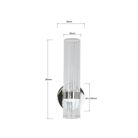 NOWOŚĆ Kinkiet Ambiente chrom LED CCT Light Prestige