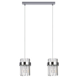 NOWOŚĆ Lampa wisząca Vetro chrom 2xE14 Light Prestige