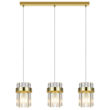 NOWOŚĆ Lampa wisząca Vetro złota 3xE14 Light Prestige