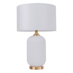 NOWOŚĆ Lampa stołowa Tamiza 65 cm biała 1xE27 Light Prestige