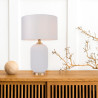 NOWOŚĆ Lampa stołowa Tamiza 65 cm biała 1xE27 Light Prestige