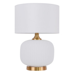 NOWOŚĆ Lampa stołowa Tamiza 48 cm biała 1xE27 Light Prestige