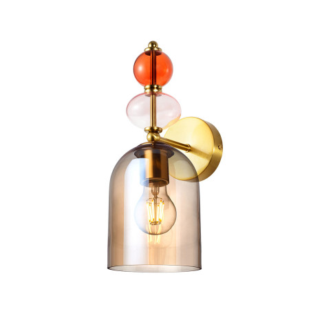 NOWOŚĆ Kinkiet Tropea bursztynowy 1xE27 Light Prestige