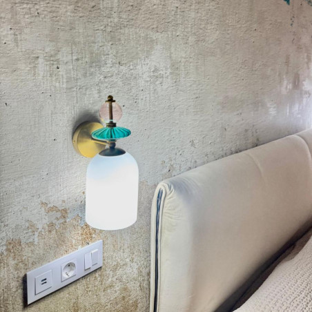 NOWOŚĆ Kinkiet Tropea biały 1xE27 Light Prestige