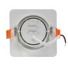 NOWOŚĆ Ruchome kwadratowe oczko podtynkowe Plus białe LED CCT Light Prestige