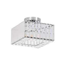 NOWOŚĆ Kwadratowy plafon Vetro chrom 1xE27 Light Prestige