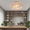 NOWOŚĆ Kwadratowy plafon Vetro chrom 1xE27 Light Prestige