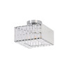 NOWOŚĆ Kwadratowy plafon Vetro chrom 1xE27 Light Prestige
