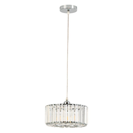 NOWOŚĆ Okrągła lampa wisząca Vetro chrom 1xE27 Light Prestige