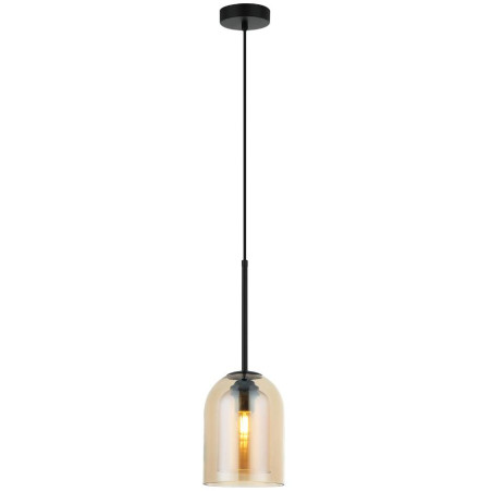 NOWOŚĆ Lampa wisząca Elaris bursztynowa 1xE27 Light Prestige