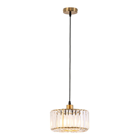 NOWOŚĆ Okrągła lampa wisząca Vetro Złota1xE27 Light Prestige