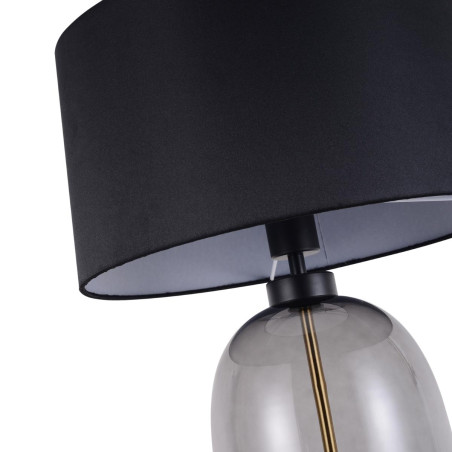 NOWOŚĆ Lampa stołowa Amur dymna 1xE27 Light Prestige