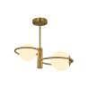 NOWOŚĆ Plafon Dorado ring złota 2 x E14 Light Prestige