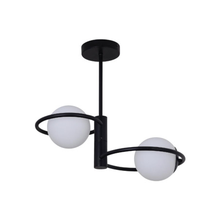 NOWOŚĆ Plafon Dorado ring czarna 2 x E14 Light Prestige