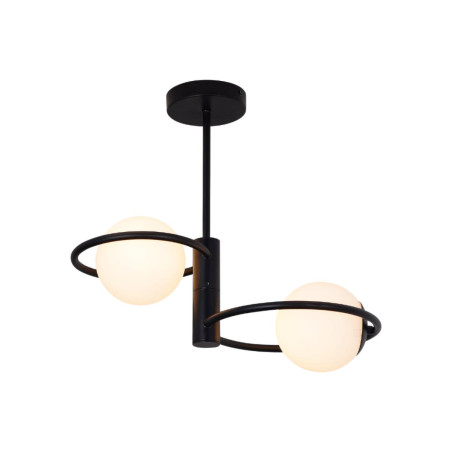 NOWOŚĆ Plafon Dorado ring czarna 2 x E14 Light Prestige