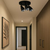 NOWOŚĆ Campana 3 plafon czarny 3xGU10 Light Prestige