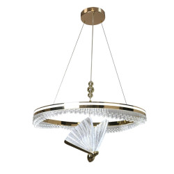 NOWOŚĆ Lampa wisząca Marissa Cristal złota LED CCT Light Prestige