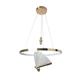 NOWOŚĆ Lampa wisząca Marissa Ring złota LED CCT Light Prestige