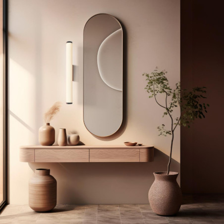 NOWOŚĆ Kinkiet Vena 45 cm czarna LED CCT Light Prestige