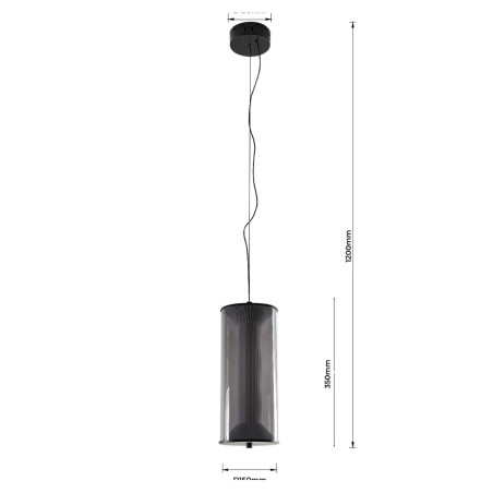 NOWOŚĆ Lampa wisząca Aeris dymna LED CCT Light Prestige