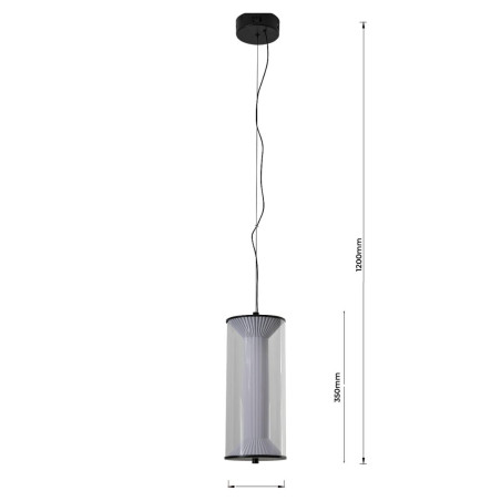 NOWOŚĆ Lampa wisząca Aeris transparentna LED CCT Light Prestige