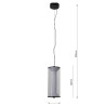 NOWOŚĆ Lampa wisząca Aeris transparentna LED CCT Light Prestige