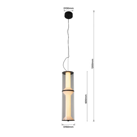 NOWOŚĆ Lampa wisząca Aeris 2 transparentna LED CCT Light Prestige