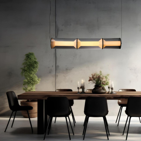 NOWOŚĆ Lampa wisząca Aeris 3 linia dymna LED CCT Light Prestige