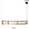 NOWOŚĆ Lampa wisząca Aeris 3 linia transparent LED CCT Light Prestige