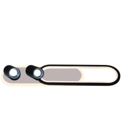 NOWOŚĆ Spot Parma 2 długi czarny 2xGU10 LED CCT Light Prestige