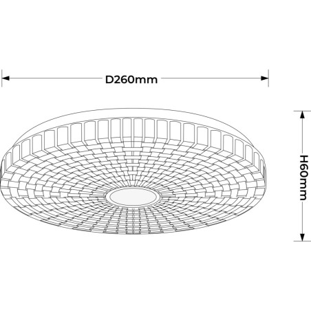 NOWOŚĆ Plafon Solaro 26 cm biały LED 4000K Light Prestige